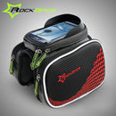 ROCKBROS Bike Bicycle Front Tube Bag Pannier Smartphone Bag Saddle Bag