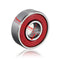 10pcs Red Sealed Deep Groove Skateboard Ball Bearing 608 2RS 8x22x7mm