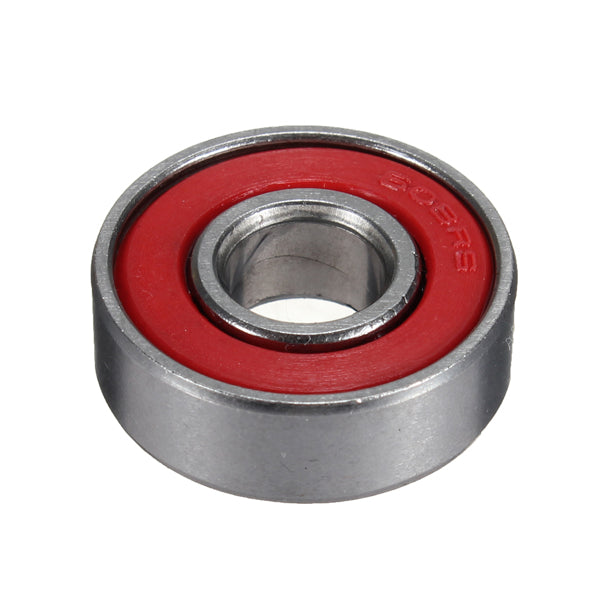 10pcs Red Sealed Deep Groove Skateboard Ball Bearing 608 2RS 8x22x7mm