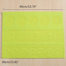 Large Silicone Lace Flower Mat Embosser Fondant Cake Mold Flower Pattern Baking Tools