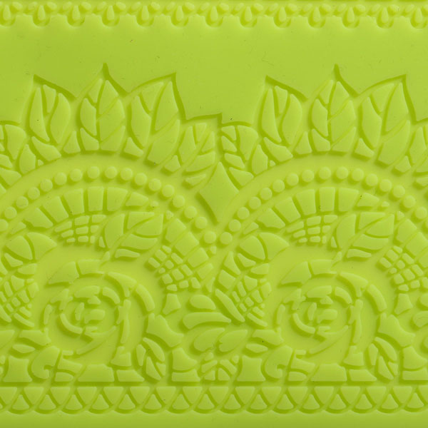 Large Silicone Lace Flower Mat Embosser Fondant Cake Mold Flower Pattern Baking Tools