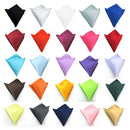 2pcs Satin Silk Men Suit Pocket Square Handkerchief Banquet Wedding Hanky