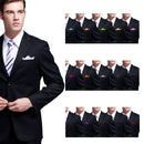 2pcs Satin Silk Men Suit Pocket Square Handkerchief Banquet Wedding Hanky