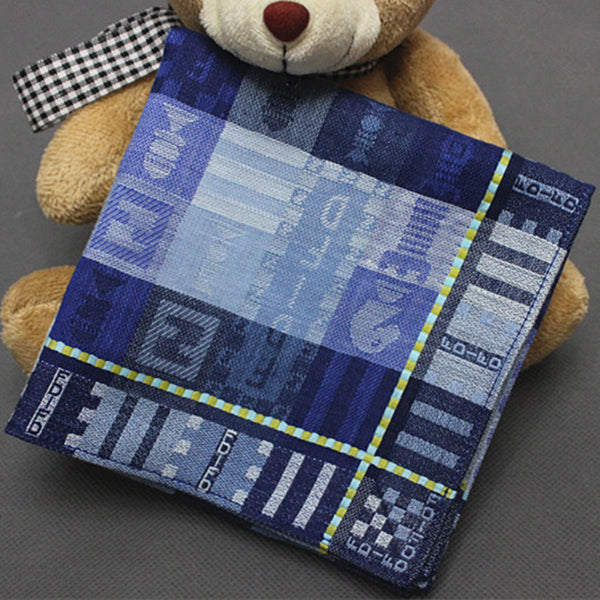 Jacquard Weave Cotton Square Men Handkerchief Pocket Hanky Wedding Party