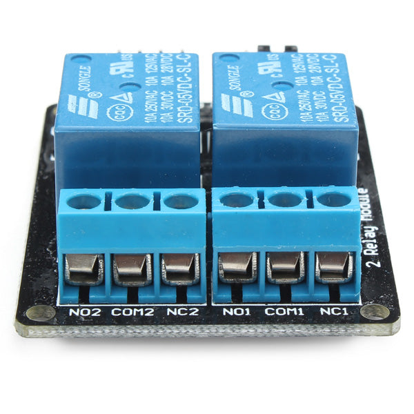 10Pcs DC5V 2 Way 2CH Channel Relay Module With Optocoupler Protection