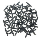50pcs Hose Nozzle Tee Connectors Drip Irrigation Tool For 4/7mm Hose