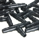50pcs Hose Nozzle Tee Connectors Drip Irrigation Tool For 4/7mm Hose