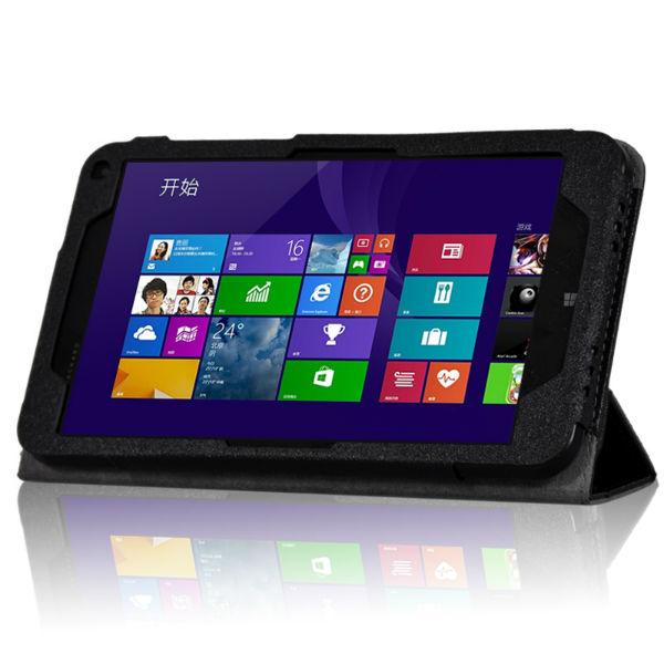 Tri-fold PU Leather Case Stand Cover For HP stream8 Tablet