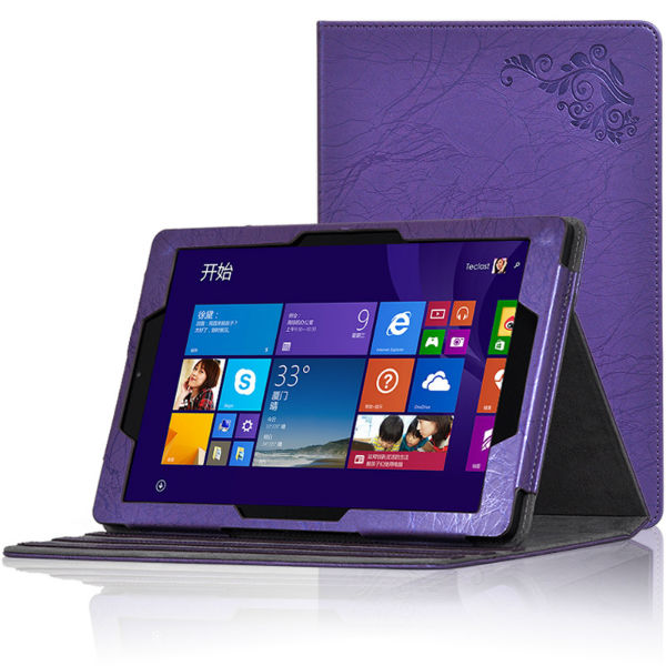 Tri-fold PU Leather Case Stand Cover For Teclast X16HD 3G Tablet