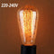 ST58 E27 40W Retro Edison Light Bulb AC 220-240V Incandescent Bulbs