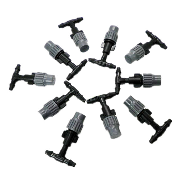 Garden Adjustable Micro Spray Nozzle Misting Atomizing Cooling Sprinkler