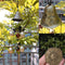 6 Bells Copper Clock Yard Garden Outdoor Living Amazing Wind Chimes