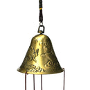 6 Bells Copper Clock Yard Garden Outdoor Living Amazing Wind Chimes