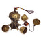Antique Bronze Gossip Wind Chime Outdoor Garden Wind Chimes Three Bells