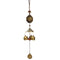 Antique Bronze Gossip Wind Chime Outdoor Garden Wind Chimes Three Bells