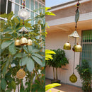 Antique Bronze Gossip Wind Chime Outdoor Garden Wind Chimes Three Bells