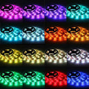 RGB LED Strip Lights with Battery Box Waterproof Craft Hobby Light 50-200CM