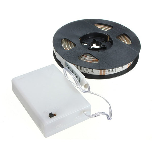 RGB LED Strip Lights with Battery Box Waterproof Craft Hobby Light 50-200CM