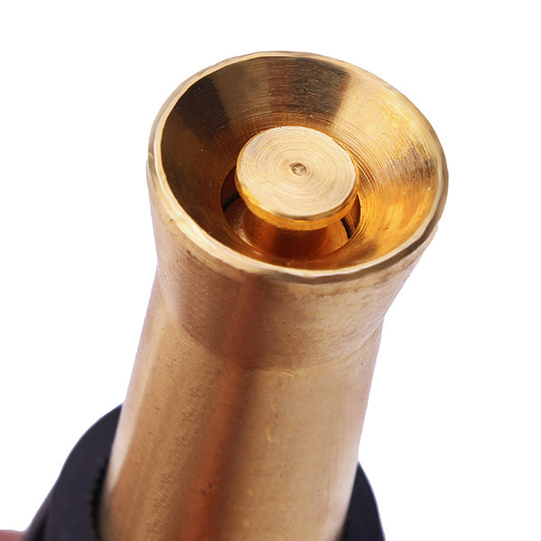 Adjustable Brass Garden Hose Spray Nozzle With Zinc Adapter
