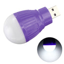 Portable 5W USB LED Ball Desk Reading Light Camp Lamp Bulb For PC Laptop 5V