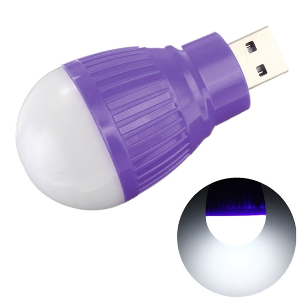 Portable 5W USB LED Ball Desk Reading Light Camp Lamp Bulb For PC Laptop 5V