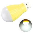 Portable 5W USB LED Ball Desk Reading Light Camp Lamp Bulb For PC Laptop 5V