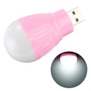 Portable 5W USB LED Ball Desk Reading Light Camp Lamp Bulb For PC Laptop 5V