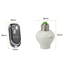 Hesunse E27 One Way Remote Control Lamp Bulb Holder 220V
