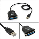 USB To Parallel IEEE 1284 36-Pin Printer Cable Adapter Converter 80cm Length