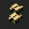 4pcs 20-8AMG Gold Plated Spade Banana Fork Plug For Mcintosh Fisher Eico Adapter