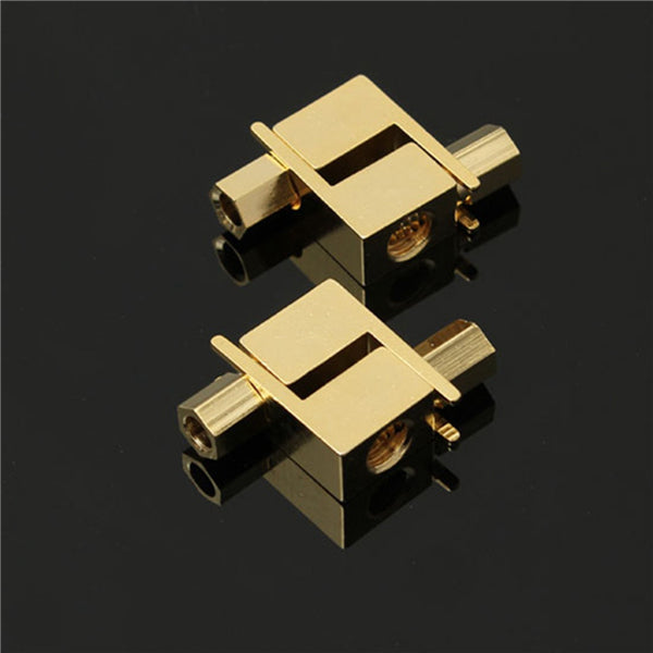 4pcs 20-8AMG Gold Plated Spade Banana Fork Plug For Mcintosh Fisher Eico Adapter