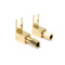 4pcs 20-8AMG Gold Plated Spade Banana Fork Plug For Mcintosh Fisher Eico Adapter