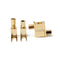 4pcs 20-8AMG Gold Plated Spade Banana Fork Plug For Mcintosh Fisher Eico Adapter