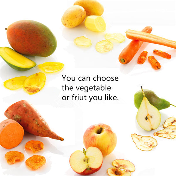 Kitchen Microwave Apple Potato Vegetable Crisp Chip Slicer Maker