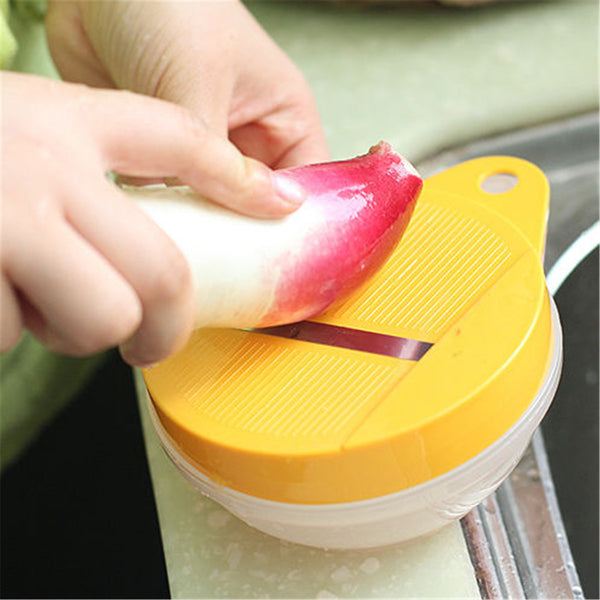 Kitchen Microwave Apple Potato Vegetable Crisp Chip Slicer Maker