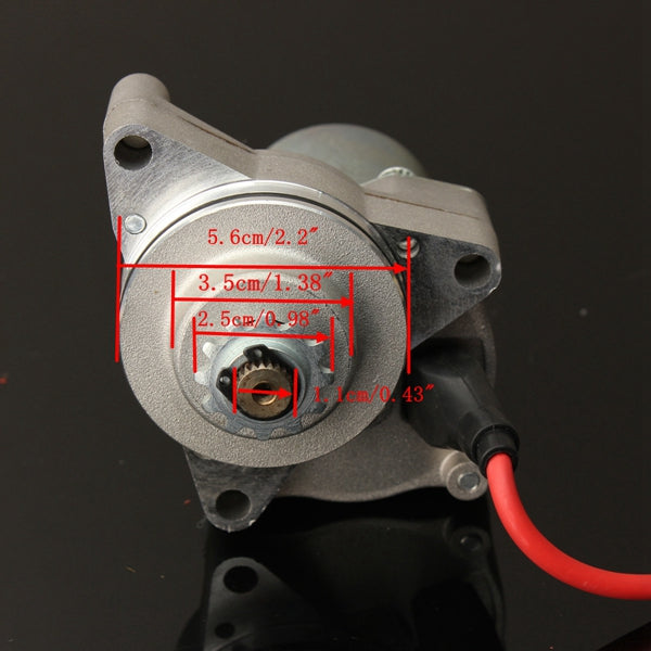 3 Bolt Electric Starter Motor For 90cc 110cc 125cc 4-stroke Bikes ATV