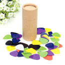 Celluloid 0.58/0.71/0.81/0.96/1.2/1.5mm 50pcs Colorful Guitar Picks