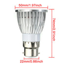 E27/GU10/E14/B22 6W COB LED Dimmable Down Light Bulbs Spot Lightt AC 85V-265V