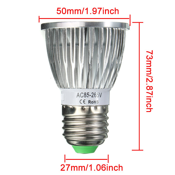 E27/GU10/E14/B22 6W COB LED Dimmable Down Light Bulbs Spot Lightt AC 85V-265V