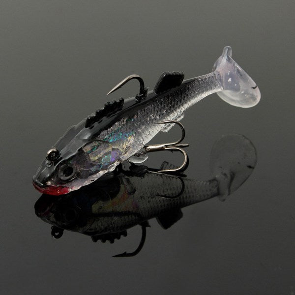 ZANLURE 7.6cm 15g Paillette Fishing Lures Soft Lure Crankbaits Tackle Hooks