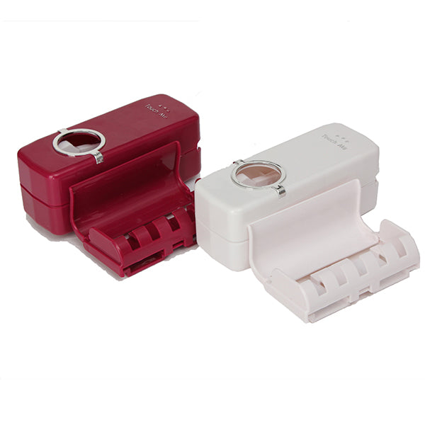 Honana BX-421 Wall Mounted Automatic Toothpaste Dispenser With Five Toothbrush Holder Set Bathroom