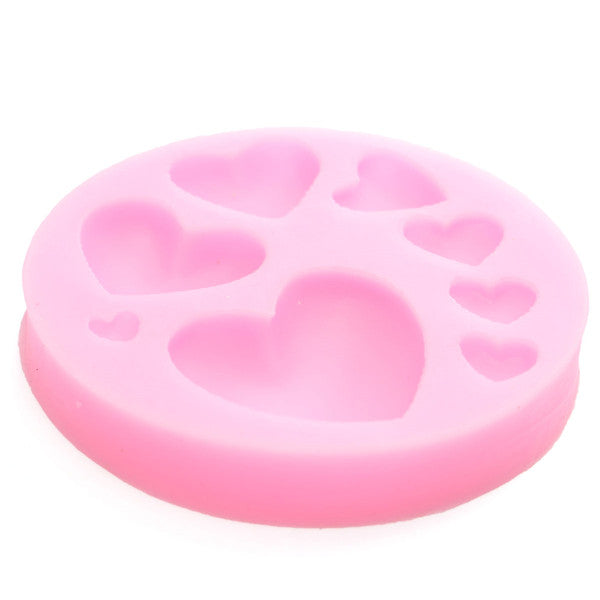 Beautiful Silicone Heart Love Shape Fondant Mold Mould 3D Cake Mold Cake Decoration