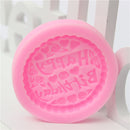 3D Silicone Happy Birthday Fondant Chocolate Mold Mould Cake Decoration