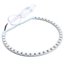 4PCS Xenon Colorful RGB LED Angel Eyes Halo Ring For BMW E36 E38 E39 E46