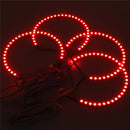4PCS Xenon Colorful RGB LED Angel Eyes Halo Ring For BMW E36 E38 E39 E46