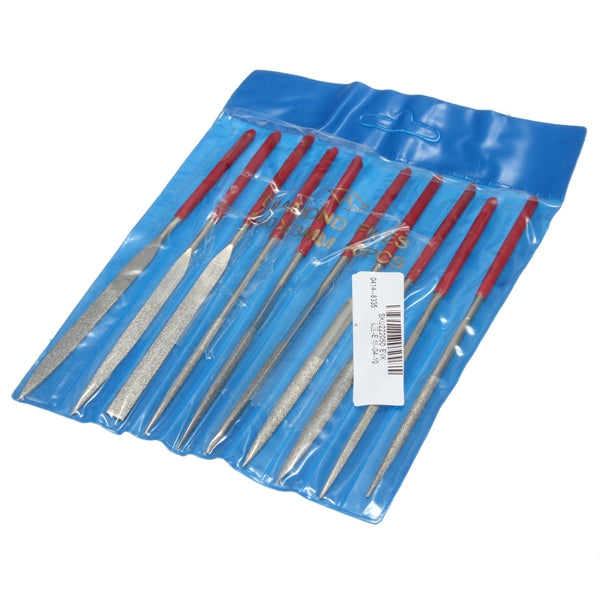 Raitool HT05 10pcs Ceramic Emery Rasp Diamond Needle Files Grinding Cutting Tool