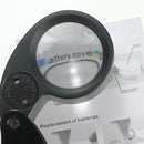 Eye Watch Magnifier Glass LED Light Jewelry Lens Loupe 40 X 25MM