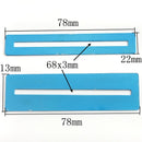 2 pcs Colorful Stainless Steel Fretboard Protector for Guitar