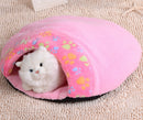 Lovely Warm Cat House Soft Kitten Sleeping Bag Cute Cat Bed Cave