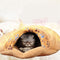 Lovely Warm Cat House Soft Kitten Sleeping Bag Cute Cat Bed Cave